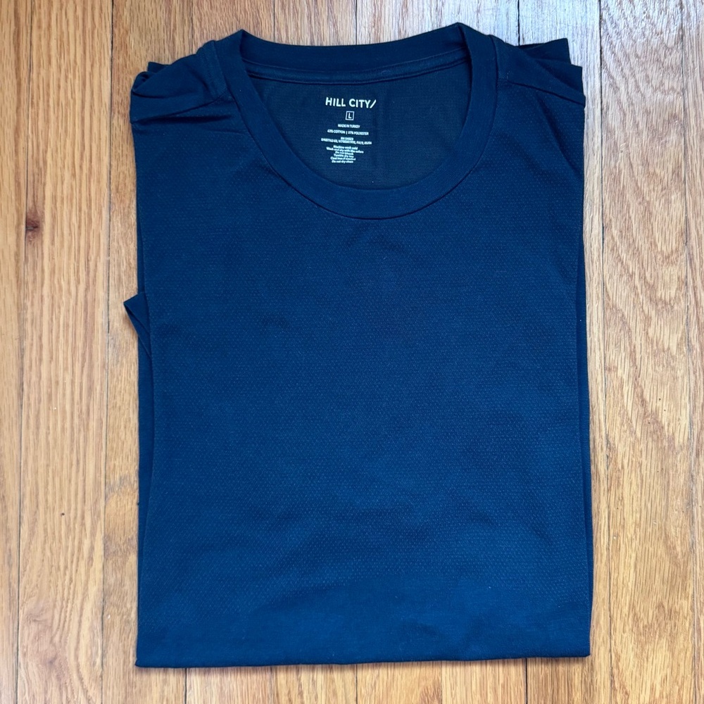Hill City Men's Dark Blue Short Sleeve Tee